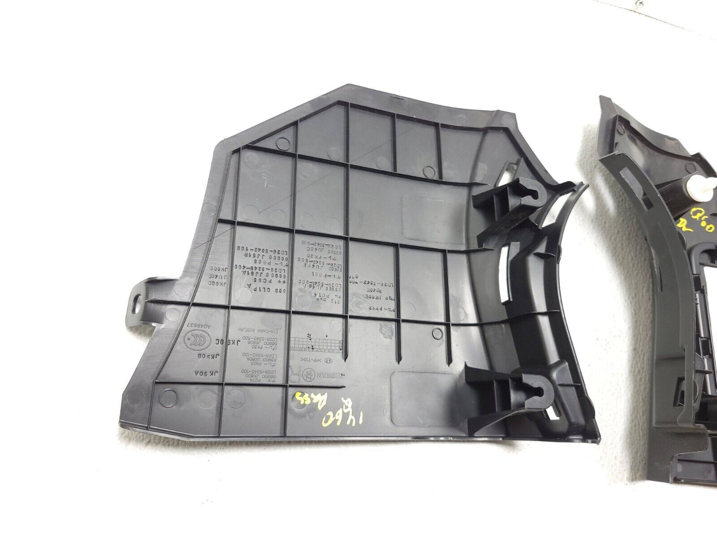 2014 2015 Infiniti Q60 Coupe Kick Panel Trim Cover Left & Right 2pcs OEM