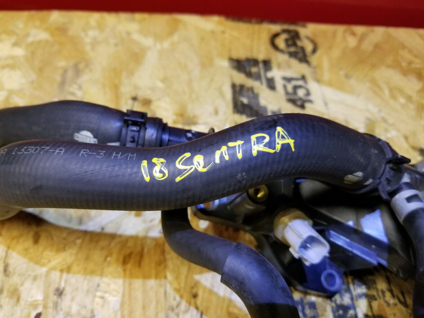 16 17 18 Nissan Sentra 1.8l Thrmostat Housing Outlet OEM 8k Miles