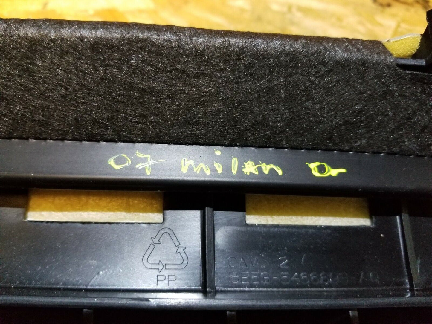 06 07 08 09 Mercury Milan Rear Left Driver Side Seat Bolster OEM 71k