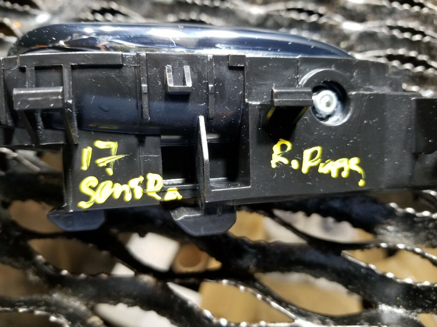 16 17 18 Nissan Sentra Rear Right Pass Side Interior Door Handle Chrome OEM 40k