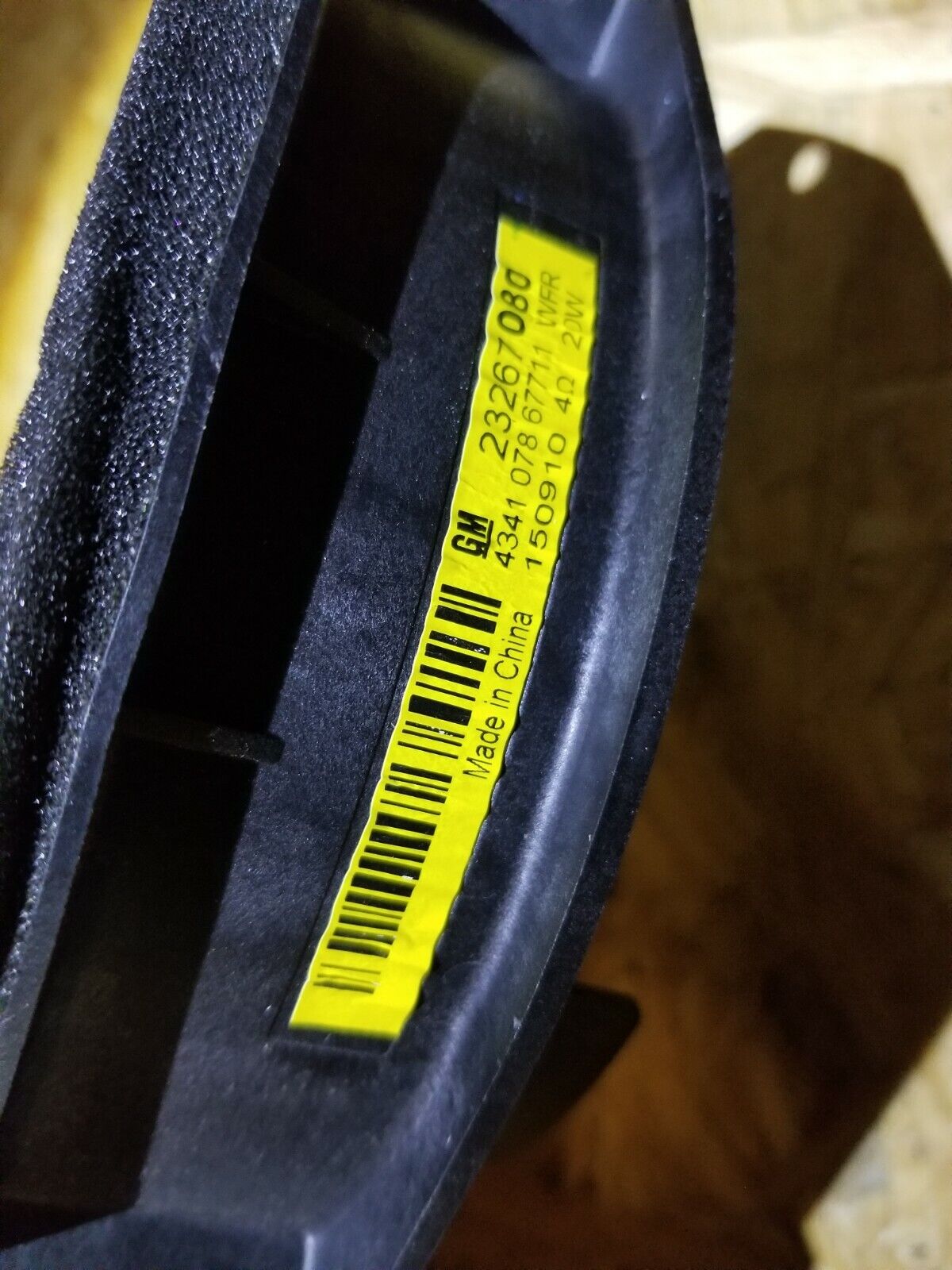 15 16 17 Chevrolet Equinox Front Door Audio Speaker  23267080 OEM 24k