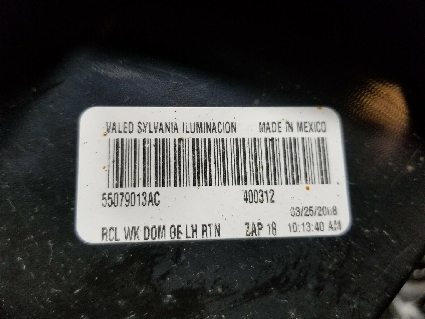 07 08 09 10 Jeep Grand Cherokee Left Driver Side Tail Light OEM