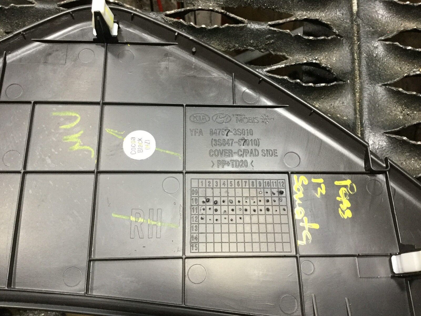 11 12 13 14 Hyundai Sonata Dash End Cap Right Pass Side OEM