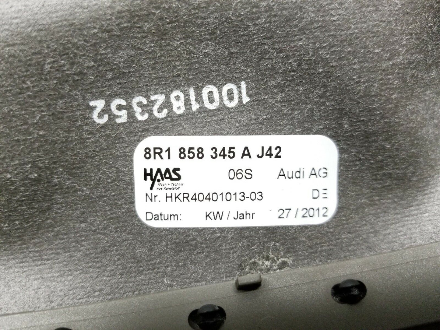 10 11 12 Audi Q5 Steering Column Shroud Trim Cover OEM 72k Miles