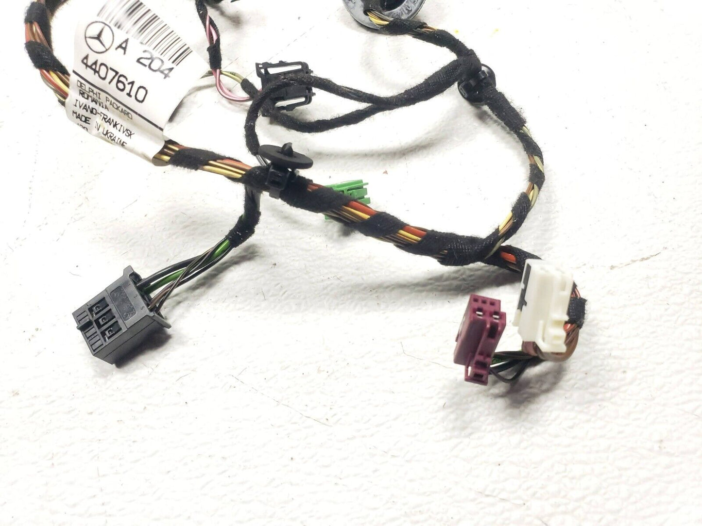 12 13 14 Mercedes-benz C300 Rear Right Pass Side Door Wire Wiring Harness OEM