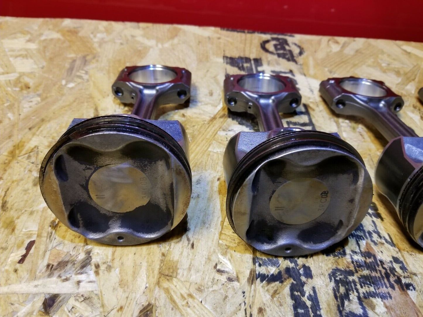 16 17 18 Nissan Sentra 1.8l Piston W/ Connecting Rod 4pcs Std: Size OEM 8k Miles
