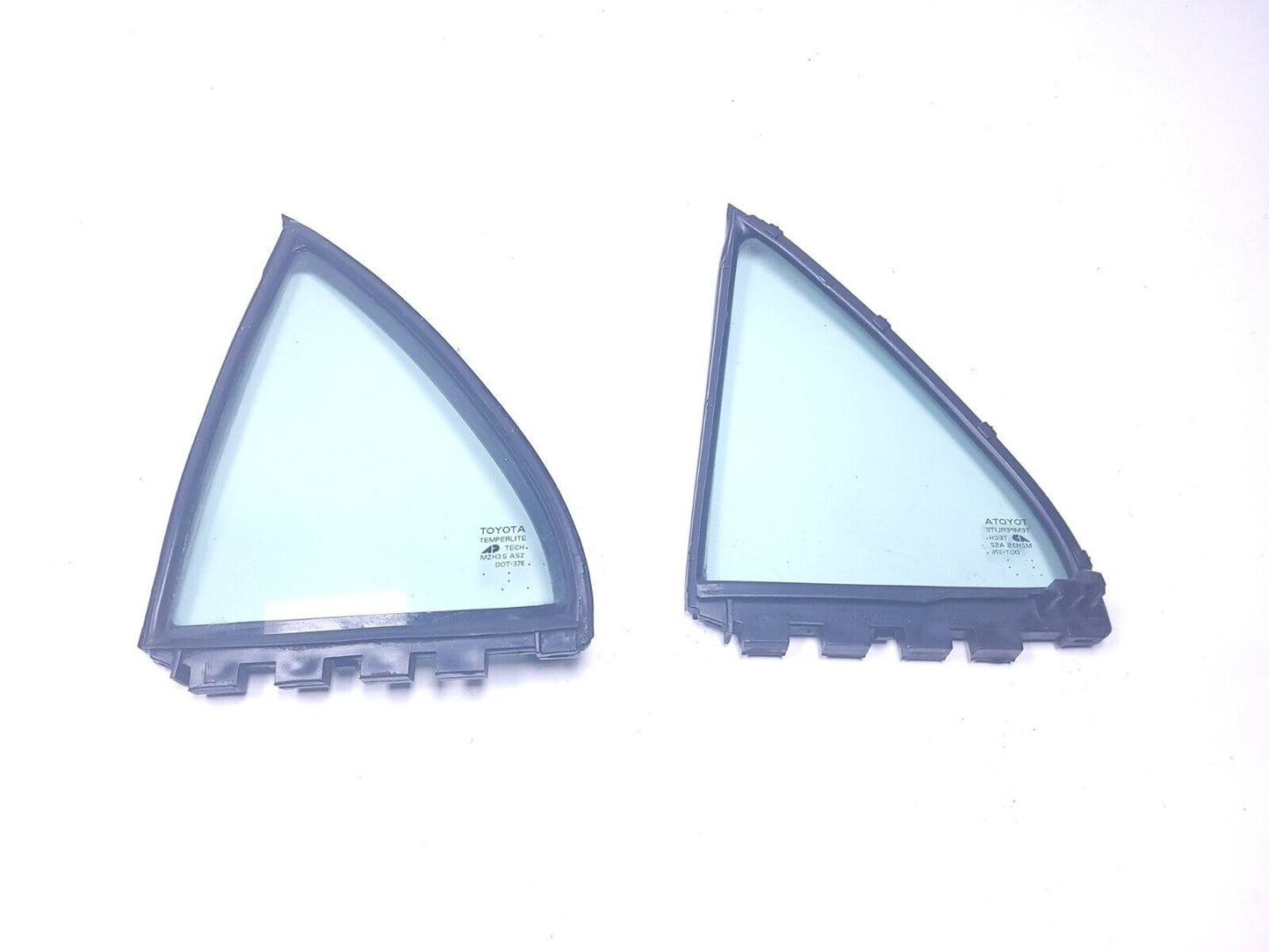 03 - 08 Toyota Corolla Rear Door Vent Window Glass Left & Right 2pcs OEM