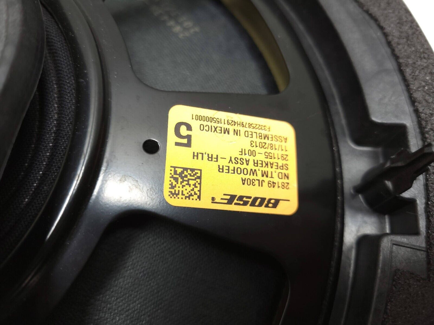2014 2015 Infiniti Q60 Audio Speaker 4pcs OEM
