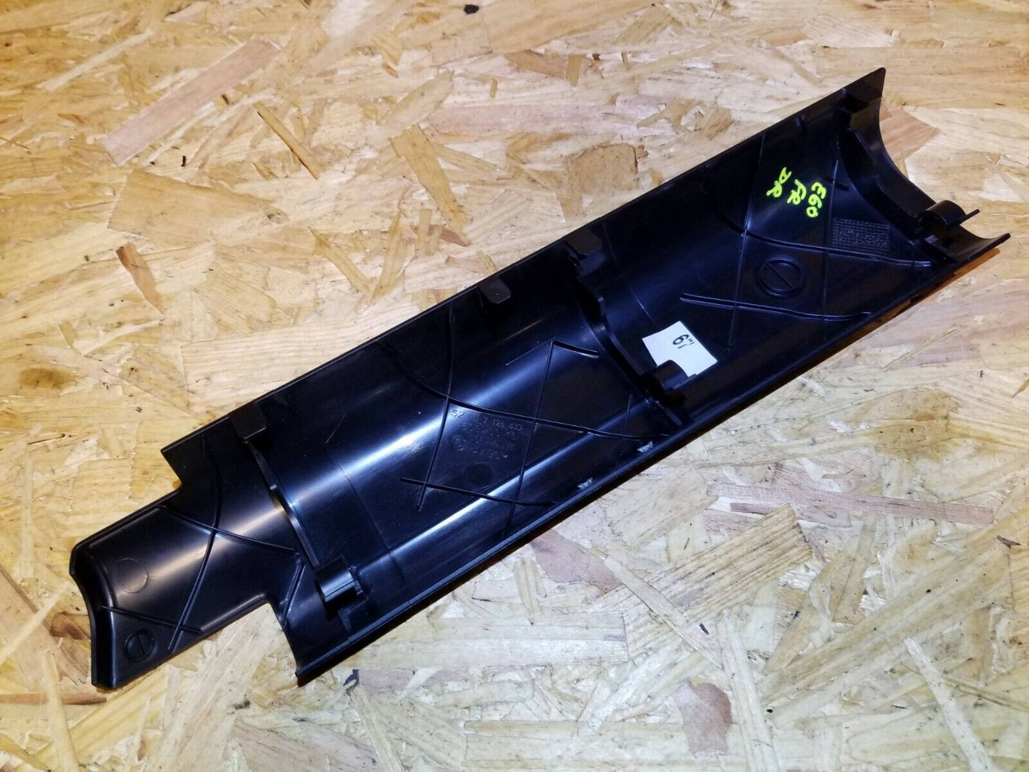 04 05 06 07 BMW 530xi E60 Front Seat Lower Rail Cover Trim Driver Side Left OEM