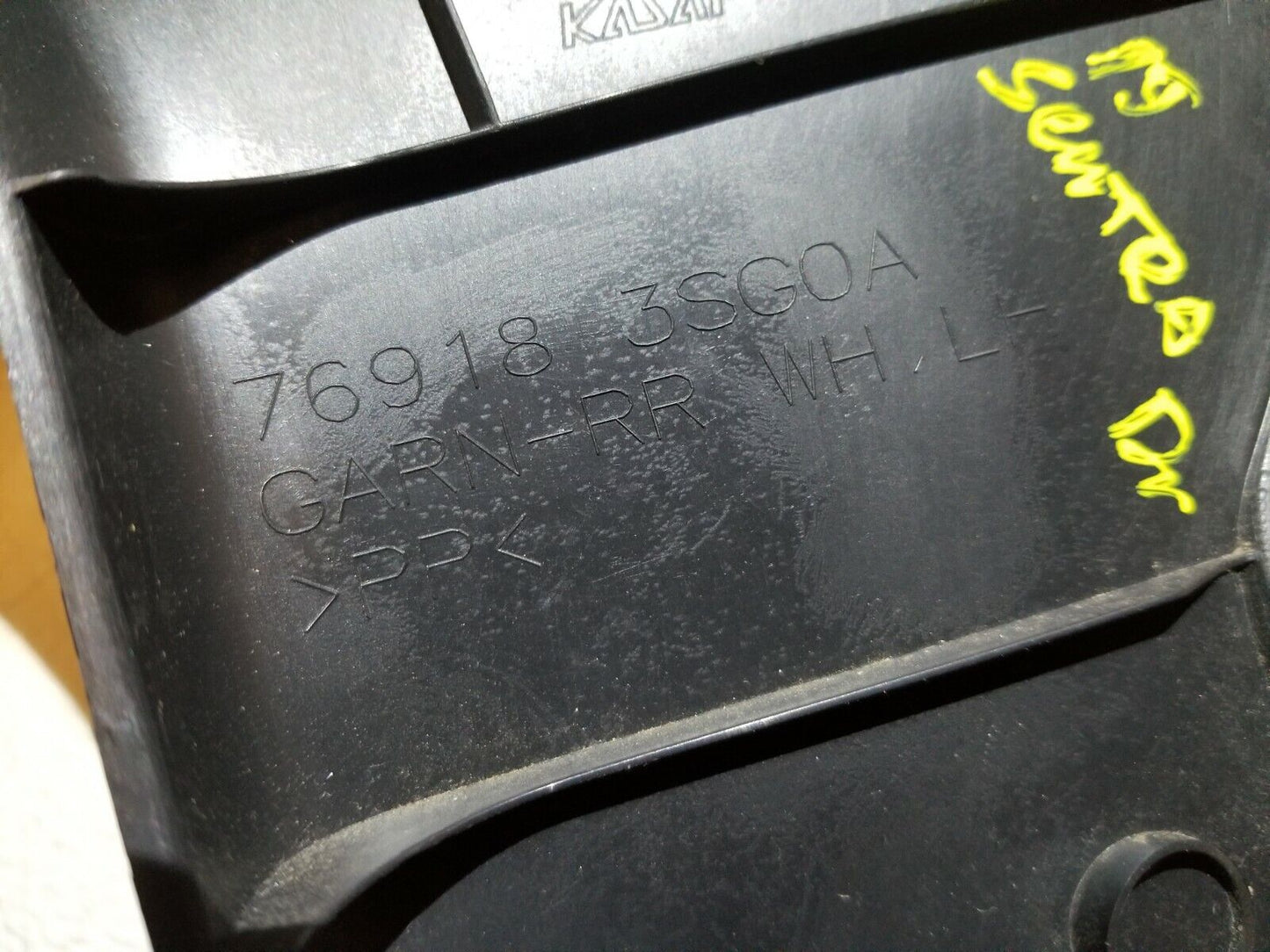 16 17 18 19 Nissan Sentra Rear Left Dr Wheel House Lock C Pillar Trim Panel OEM