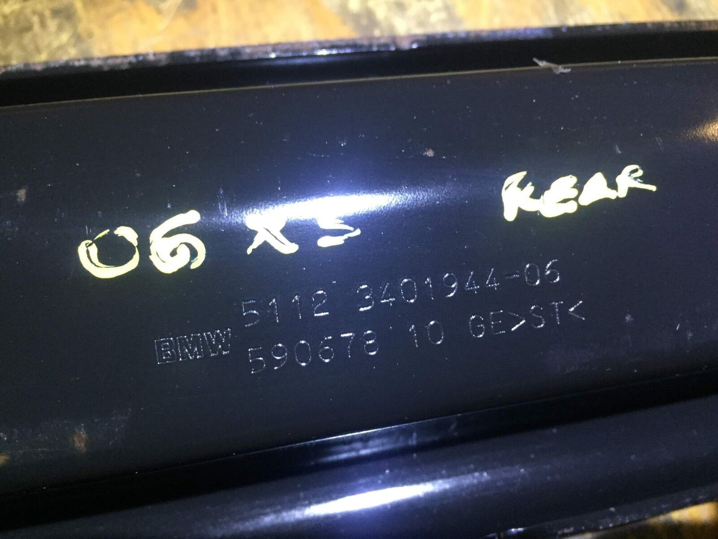 04 05 06 BMW X3 E83 Rear Bumper Reinforcement Impact Bar Rebar OEM D34