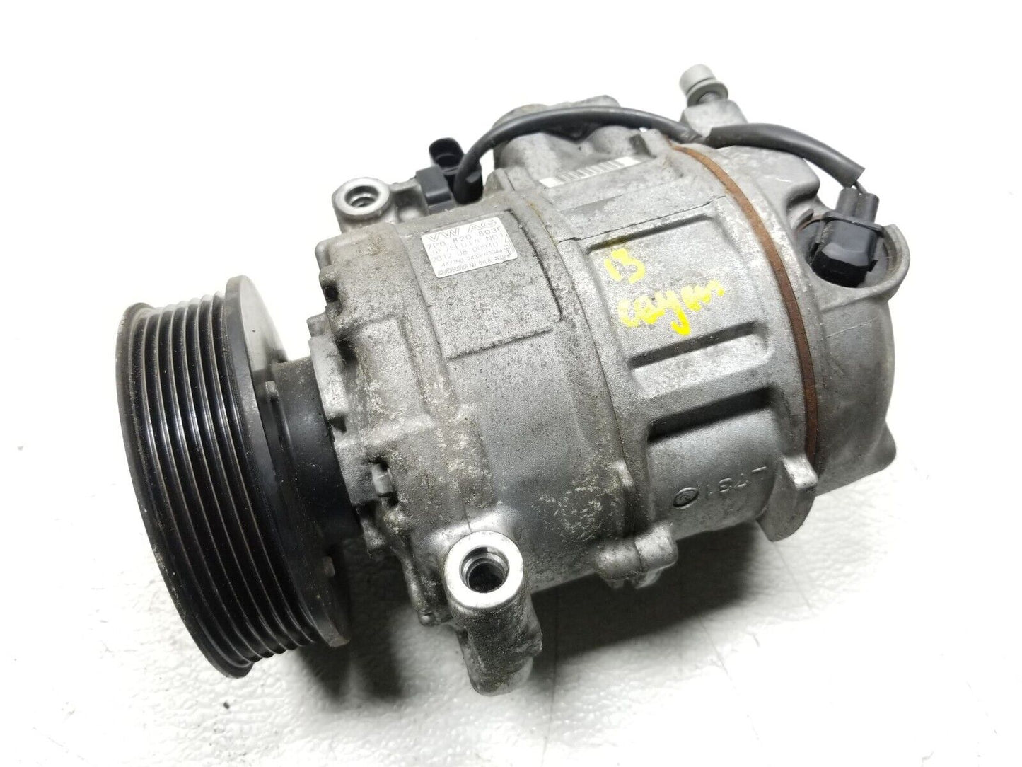 2011 - 2014 Porsche Cayenne 3.6l AC Compressor 7p0820803e OEM