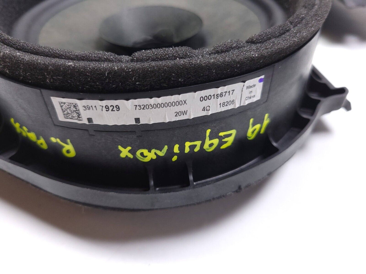 18 19 20 21 Chevrolet Equinox Door Speaker 4pcs OEM