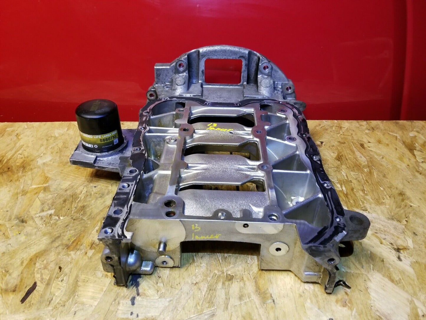 10 11 12 13 Mitsubishi Lancer 2.0l Engine Upper Oil Pan OEM 56k Miles