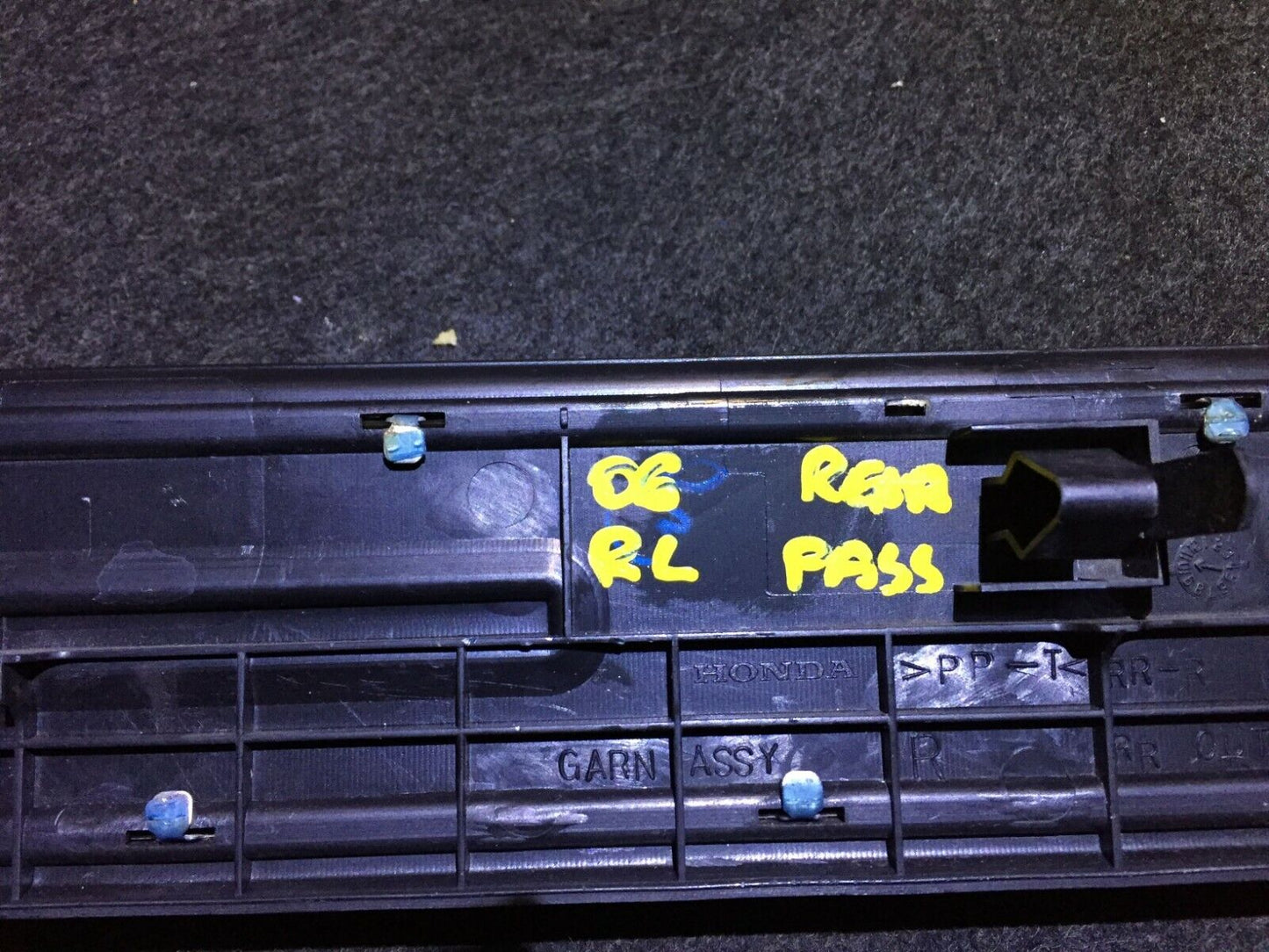 06 07 08 Acura Rl Rear Right Pass Door Step Scuff Sill Plate Trim Panel OEM D41