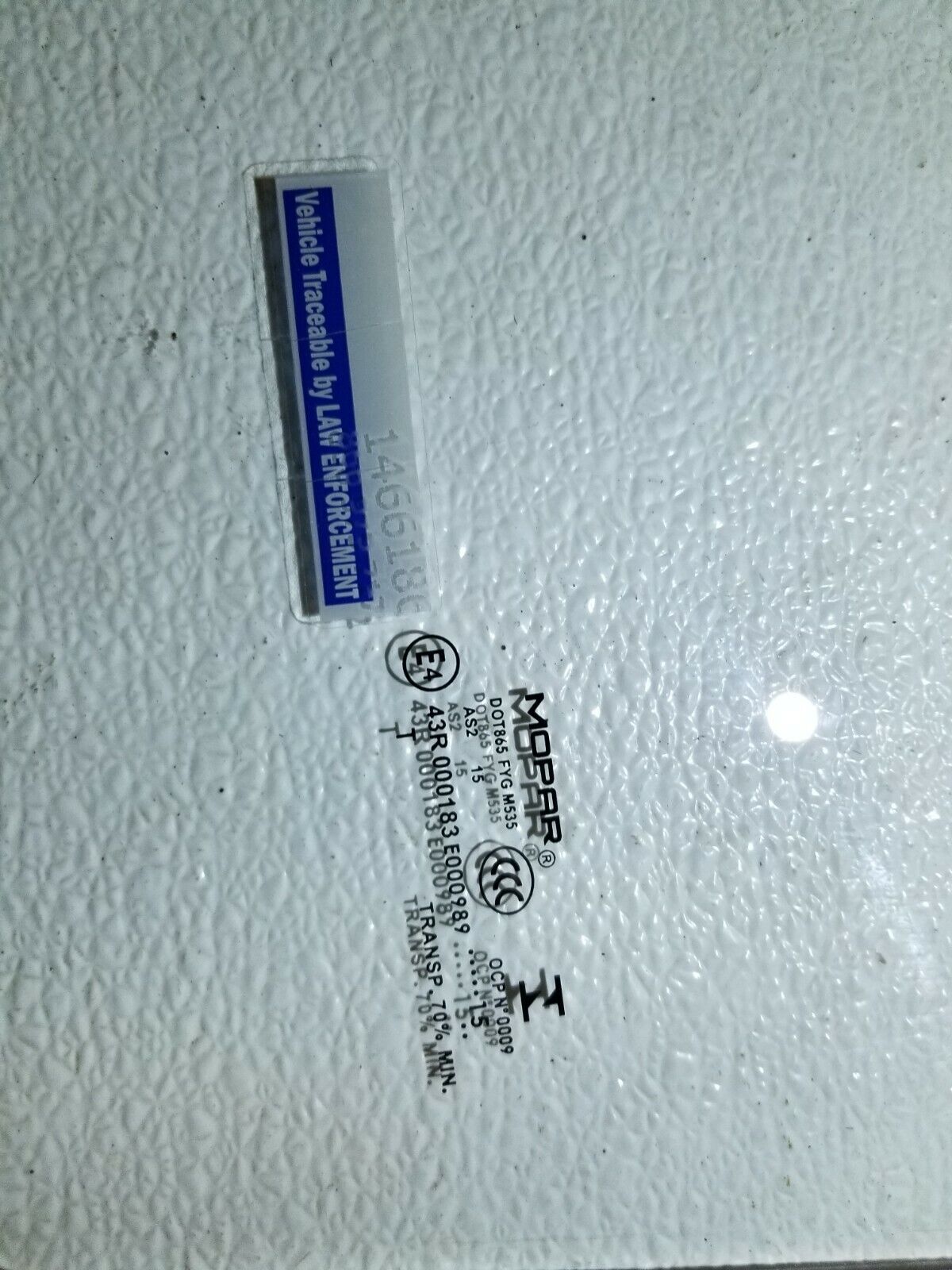 12 13 14 15 16 Jeep Patriot Front Left Driver Door Window Glass OEM 54k
