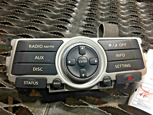 07 08 Infiniti G35 Radio Navigation Display Control Panel Switch  OEM #34 71k