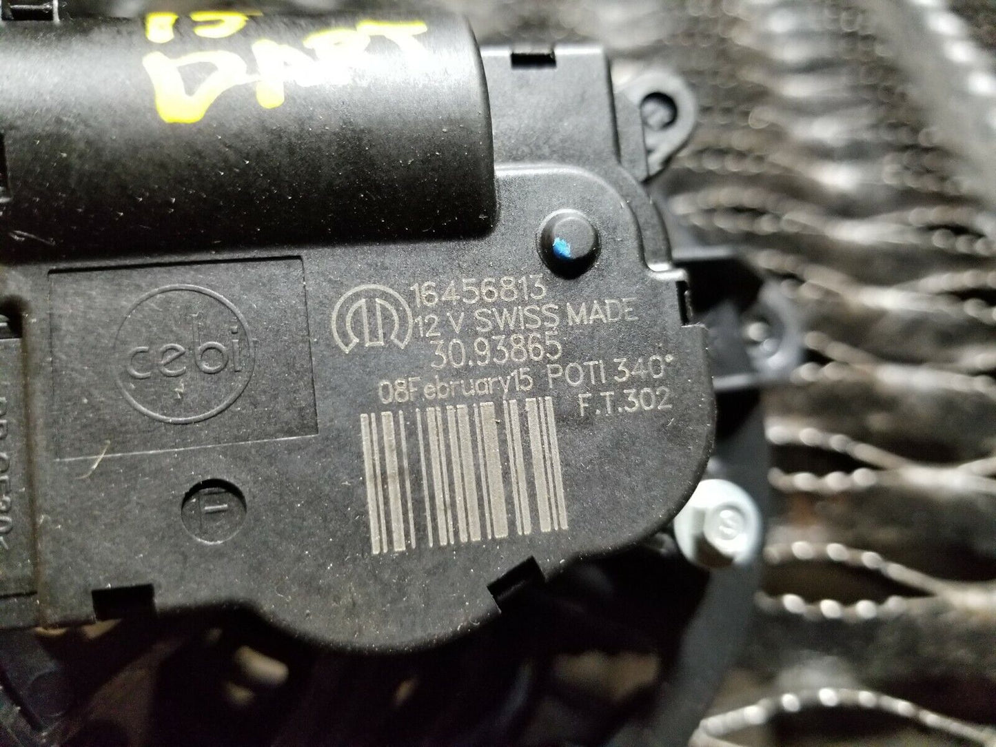 13 14 15 16  Dodge Dart AC A/c Heater Flap Motor Actuator OEM 76k Miles
