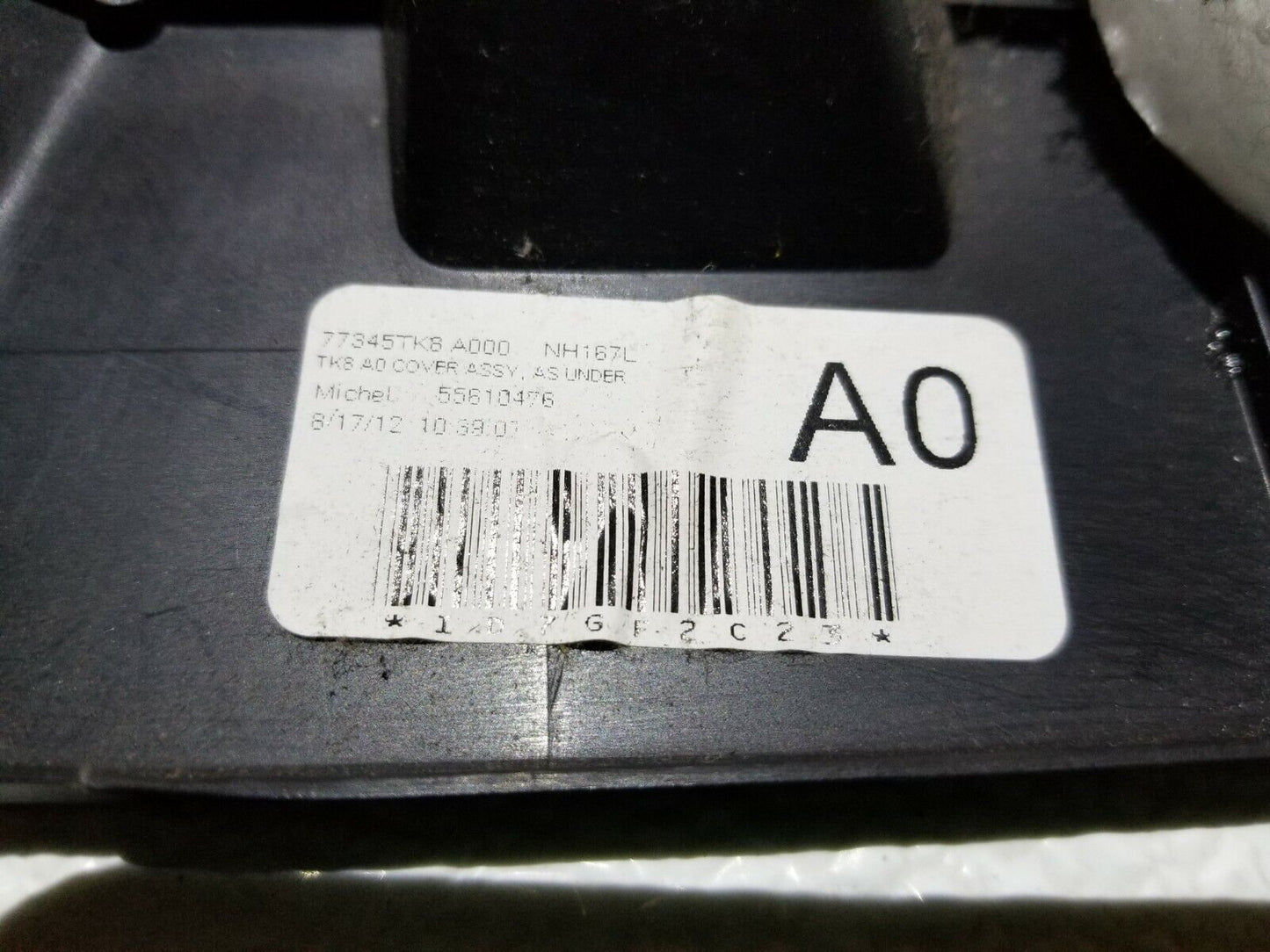11 12 13 14 15 16 Honda Odyssey Right Passenger Front Dash Lower Panel Trim OEM