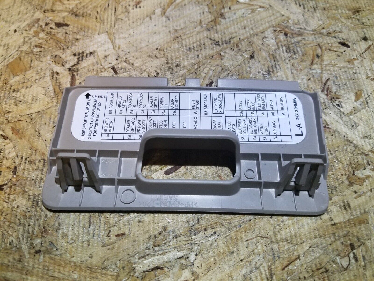 13 14 15 Nissan Altima Interior Fuse Box Cover Lid Trim OEM 57k