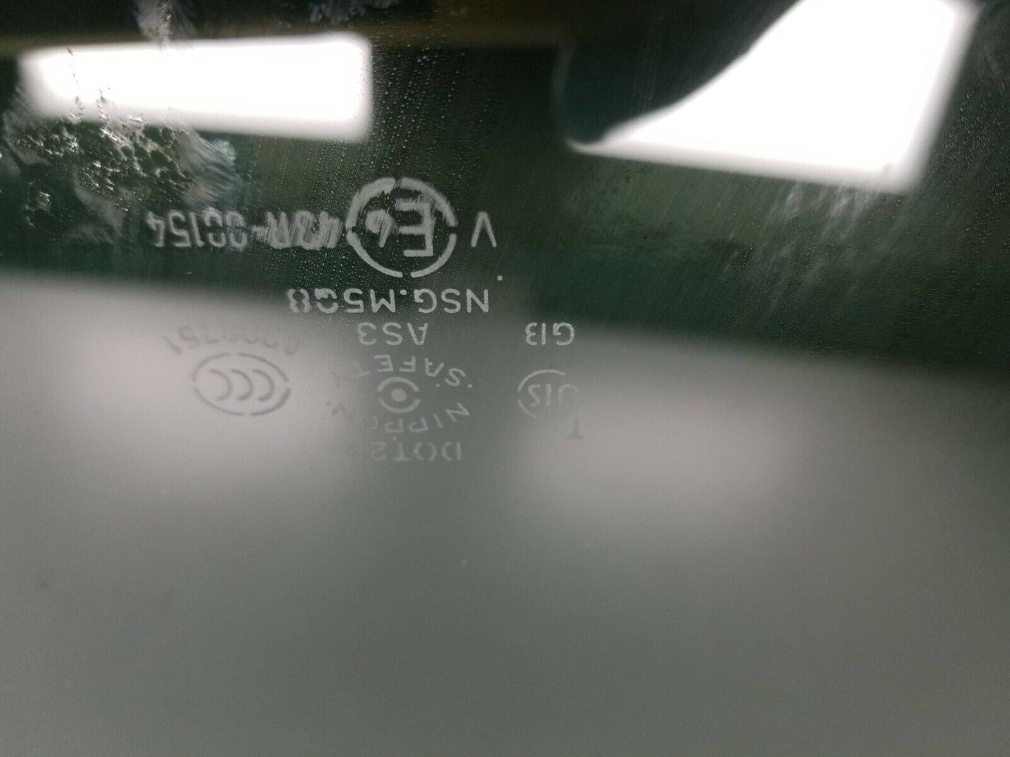09 10 11 12 Infiniti Fx35 Rear Right Pass Door Window Glass OEM