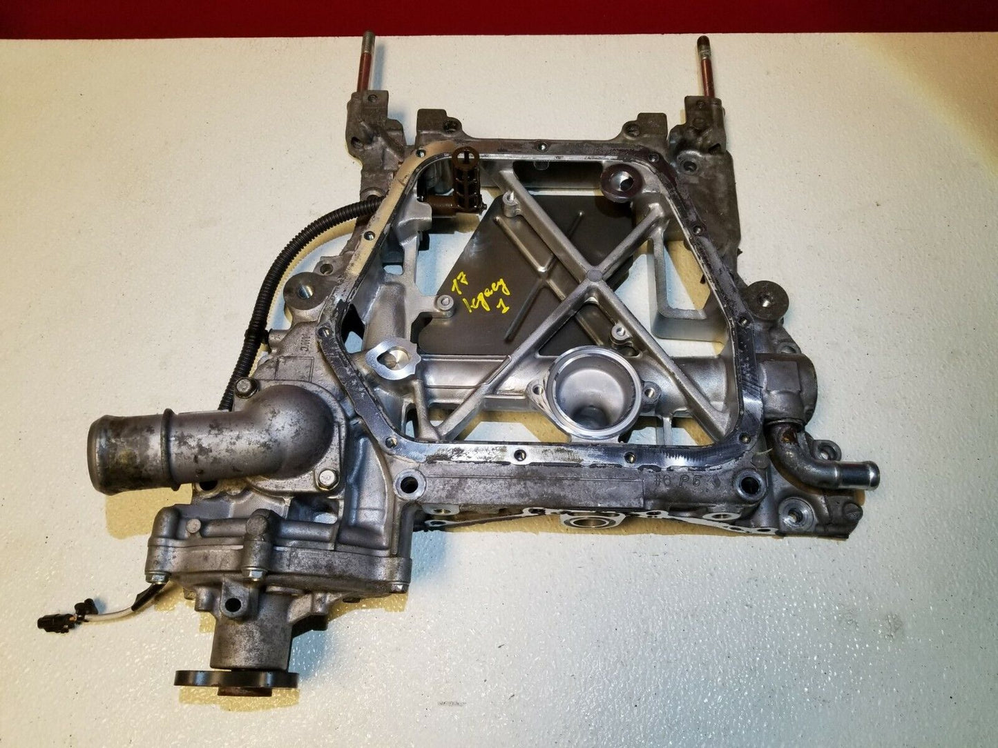14 15 16 Subaru Forester 2.5l  Upper Oil Pan 11120aa280 OEM 43k