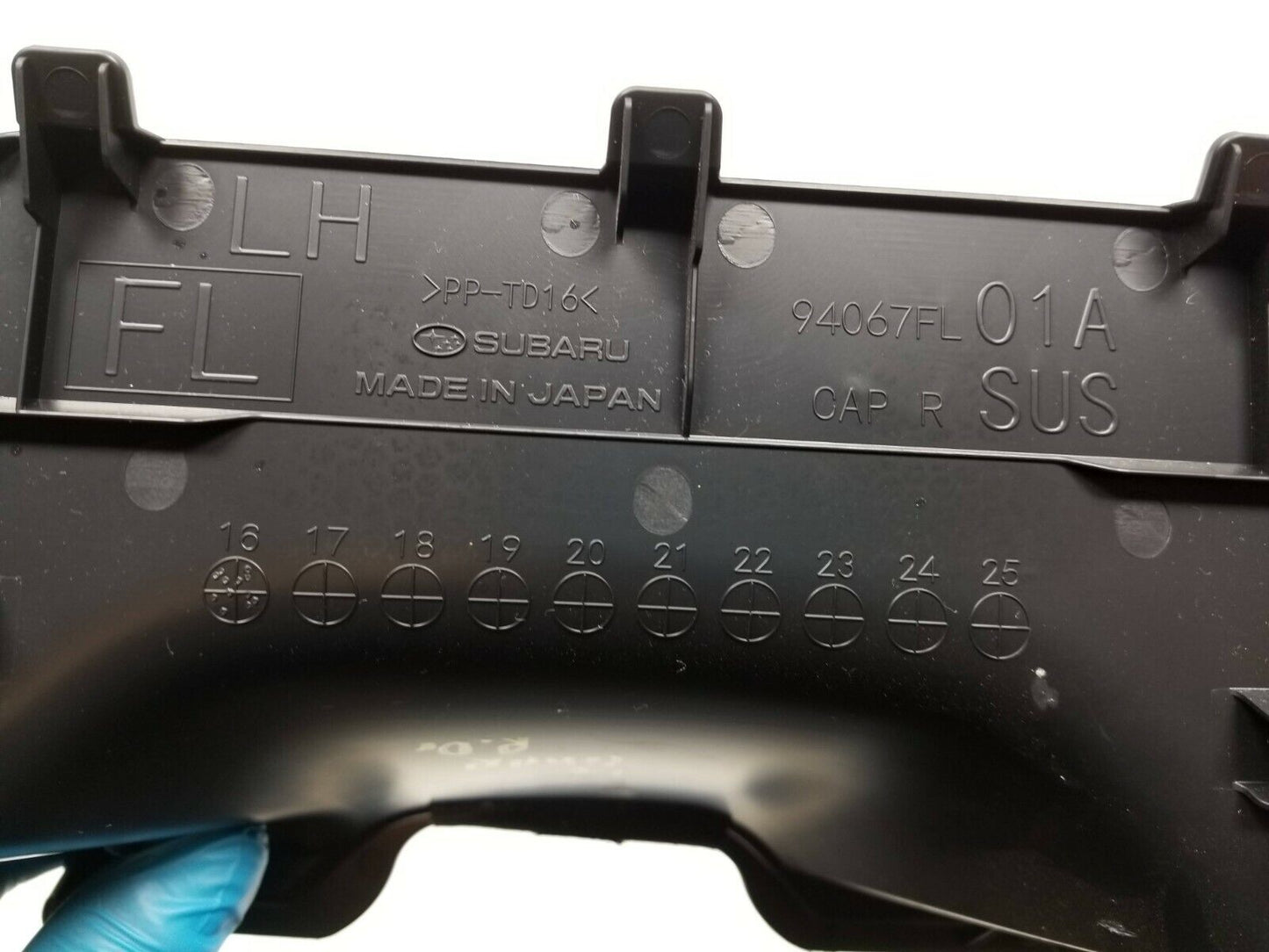 17 18 19 Subaru Impreza Sport Rear Left Driver Quarter Panel Trim Cover OEM 64k