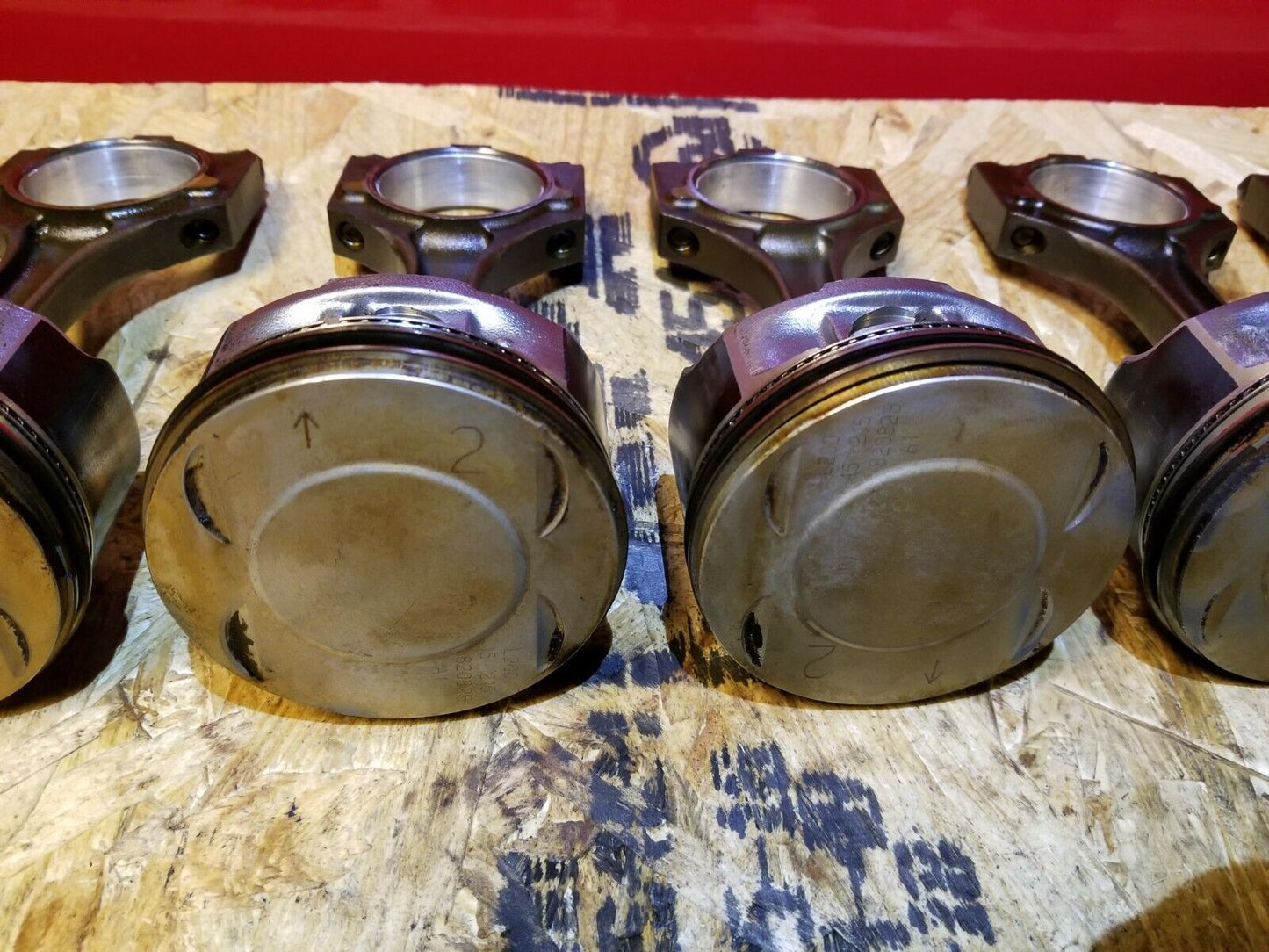 06 07 08 09 Mercury Milan 3.0l Piston W/ Connecting Rod 6pcs Std OEM 71k Miles