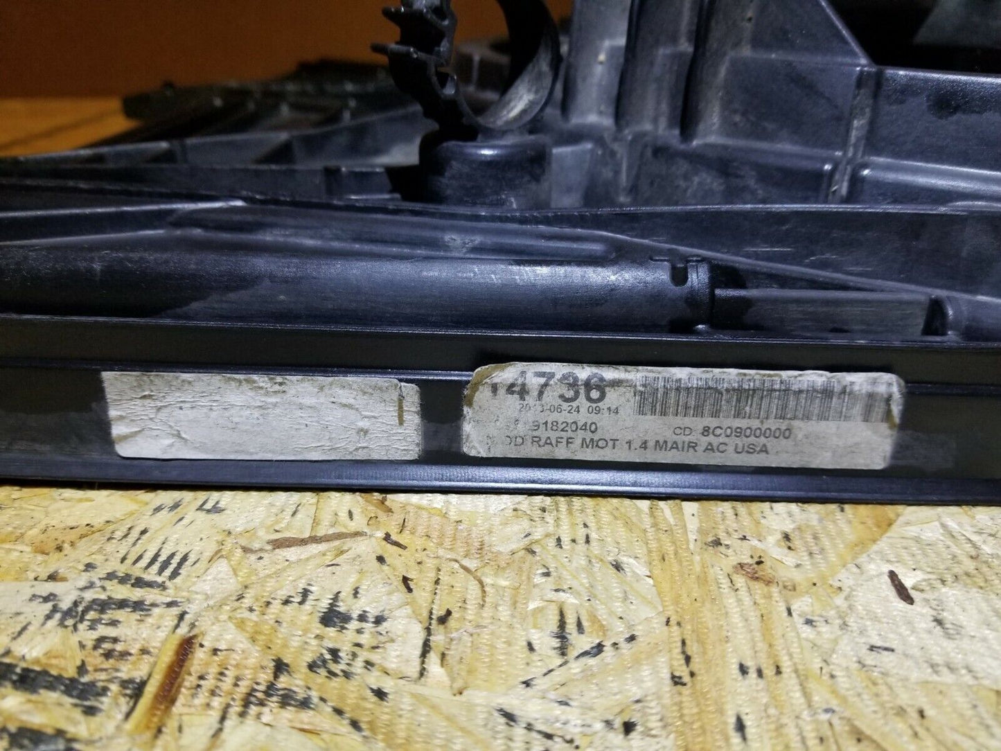 14 15 16 17 Fiat 500l 1.4l Radiator Cooling Fan OEM