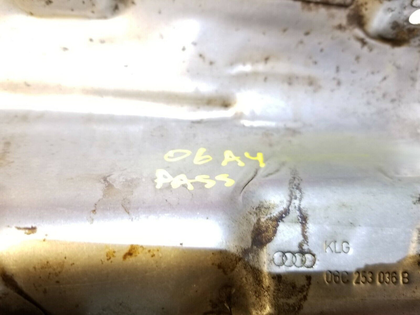 03 04 05 06 Audi A4 B6 3.0l Exhaust Manifpld Heat Shield Pair OEM •bgn•