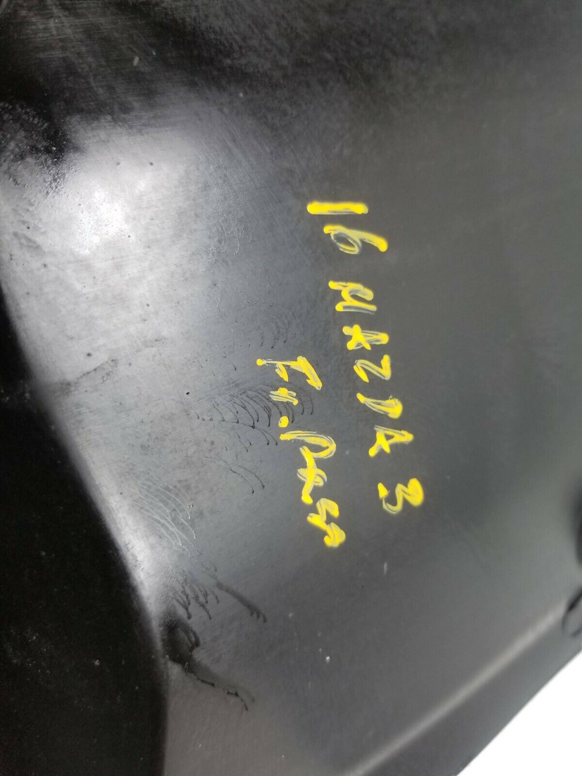 14 15 16 Mazda 3 Sdn Front Right Pass Fender Liner Splash Guard OEM 41k Miles
