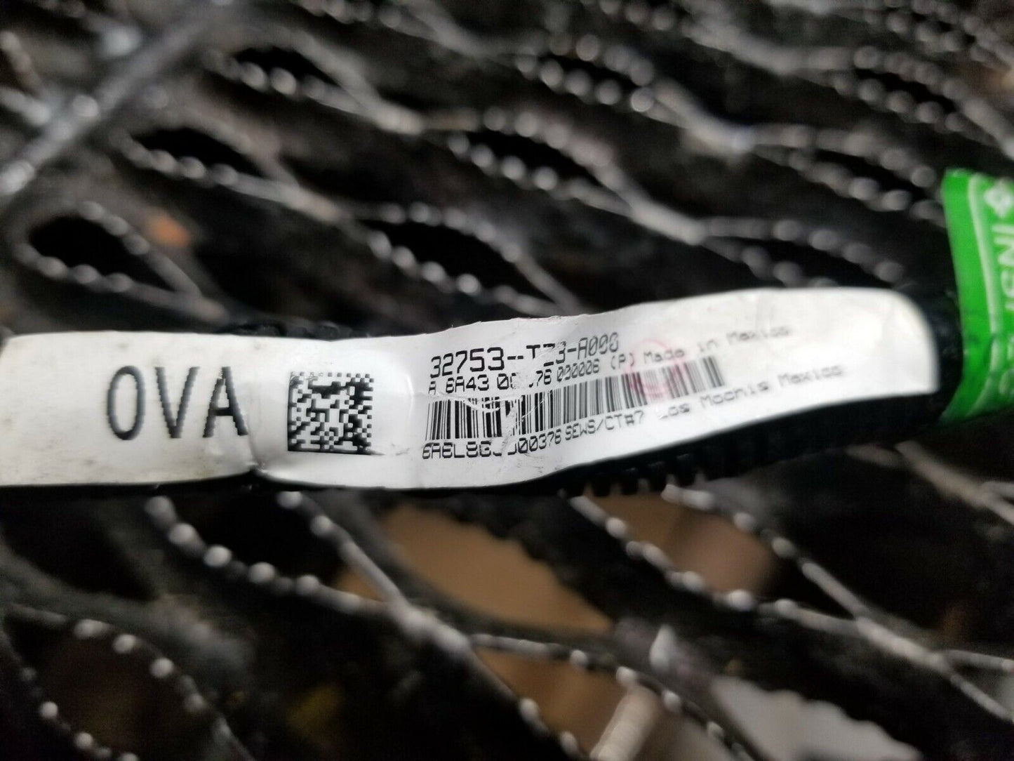 15 16 17 Acura TLX Rear Right Passenger Side Door Wire Wiring Harness OEM