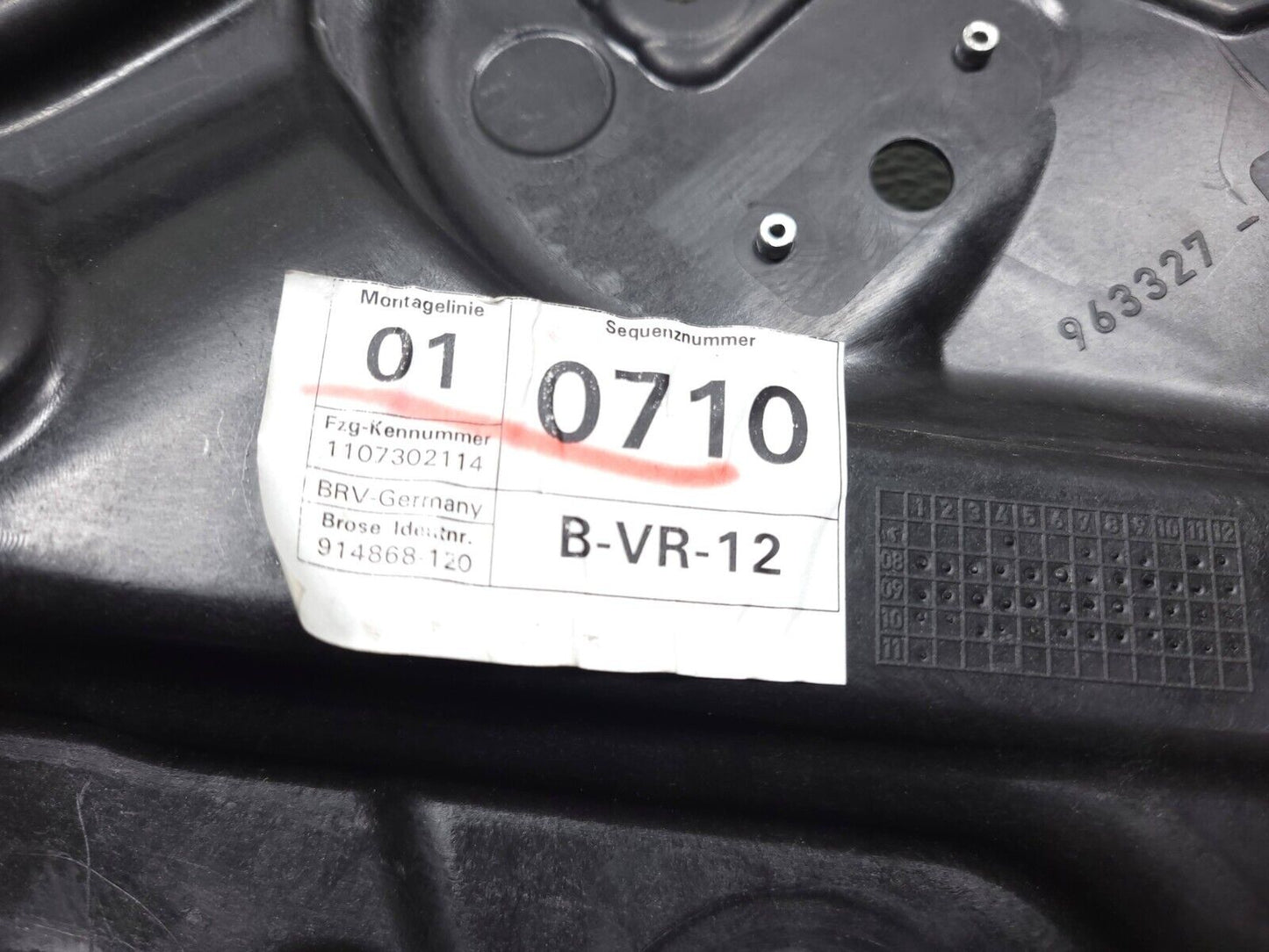 09 10 11 12 Volkswagen Cc Door Window Regulator Panel Front Right Pass Side OEM
