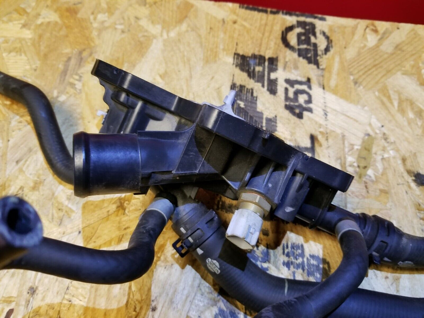 16 17 18 Nissan Sentra 1.8l Thrmostat Housing Outlet OEM 8k Miles