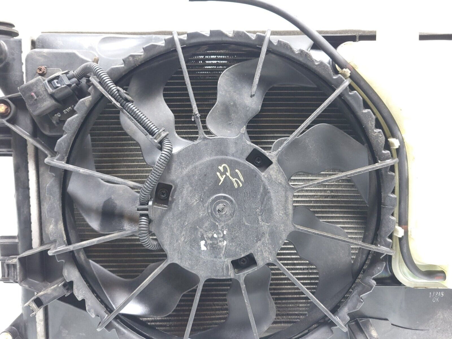 14 15 16 17 Hyundai Elantra Gt Radiator Condenser Fan & Shroud OEM Manual Trans