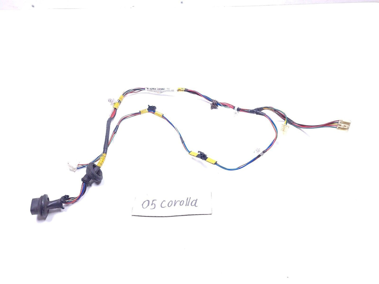 03 - 08 Toyota Corolla Rear Door Wire Harness Driver Side Left OEM