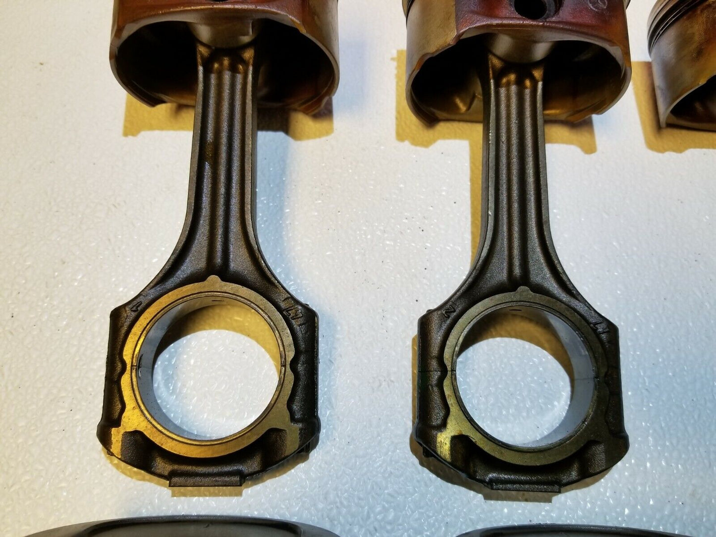 03 04 05 06 Mercedes CL500 Connecting Rod W/ Piston 8pcs OEM M113 5.0l