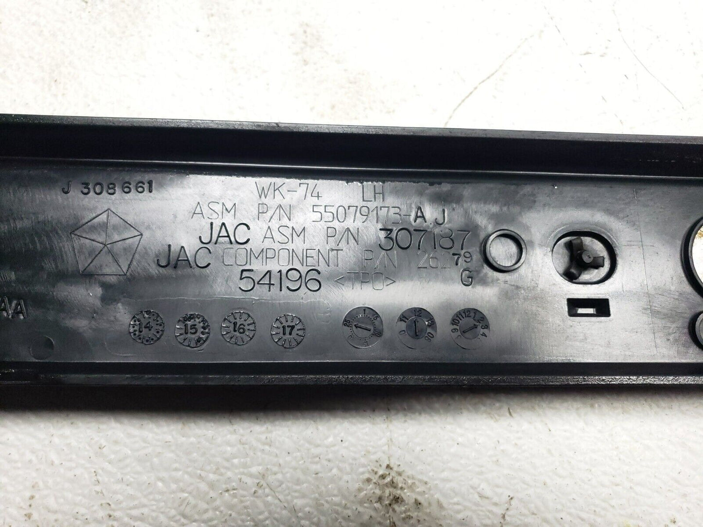 14 15 16 17 Jeep Grand Cherokee Roof Rail Rack Luggage Carrier Left Driver OEM