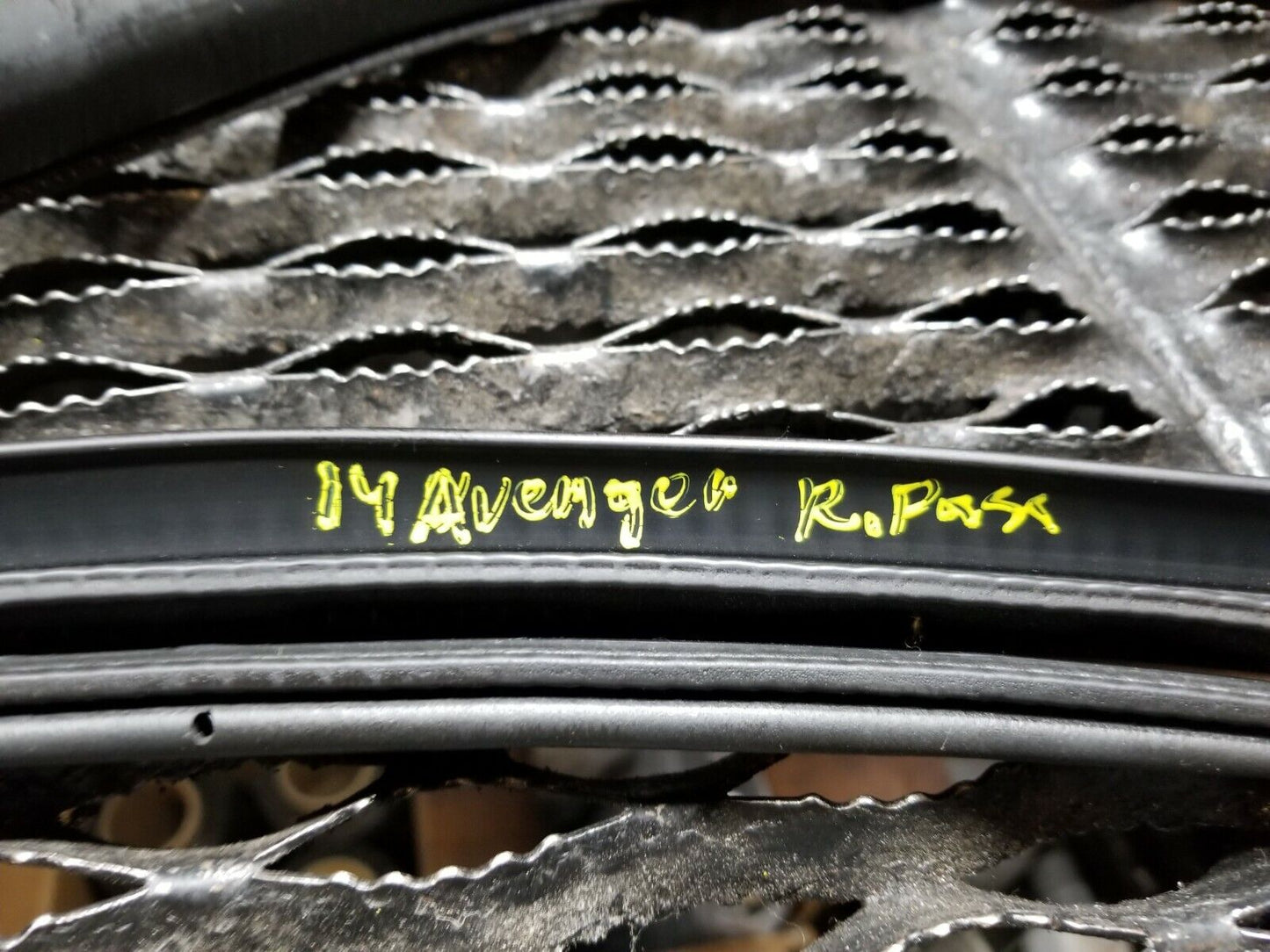 11 12 13 14 Dodge Avenger Rear Right Pass Side Door Weatherstrip Seal OEM