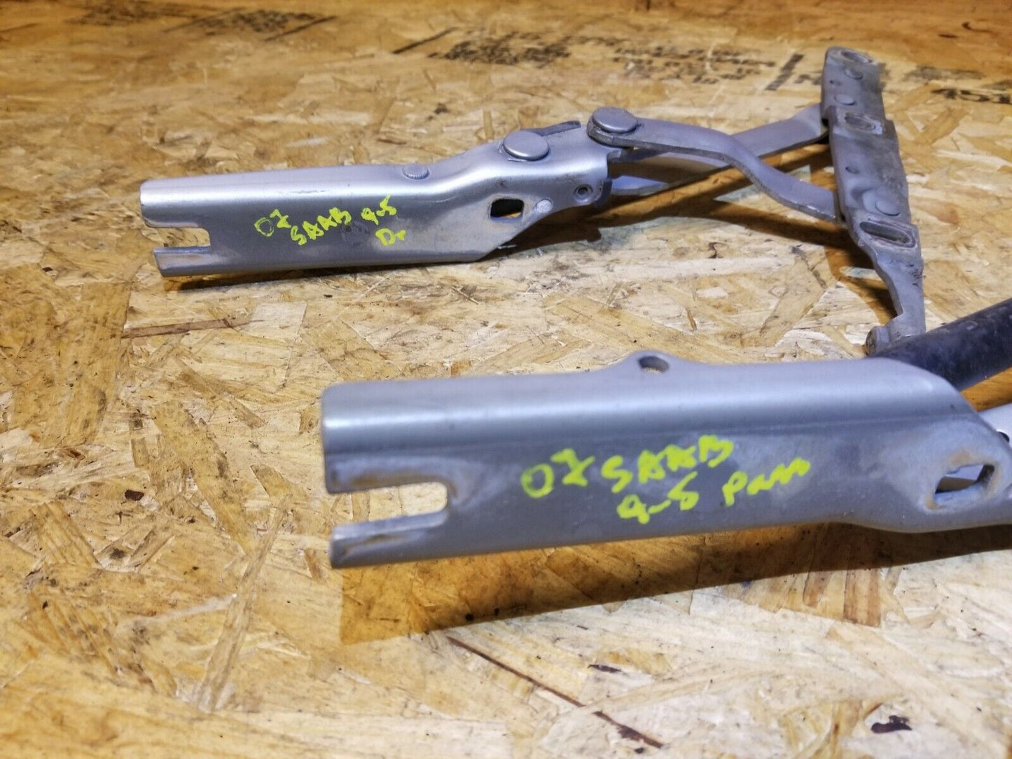 06 07 08 09 Saab 9-5 Trunk Hinge Pair OEM