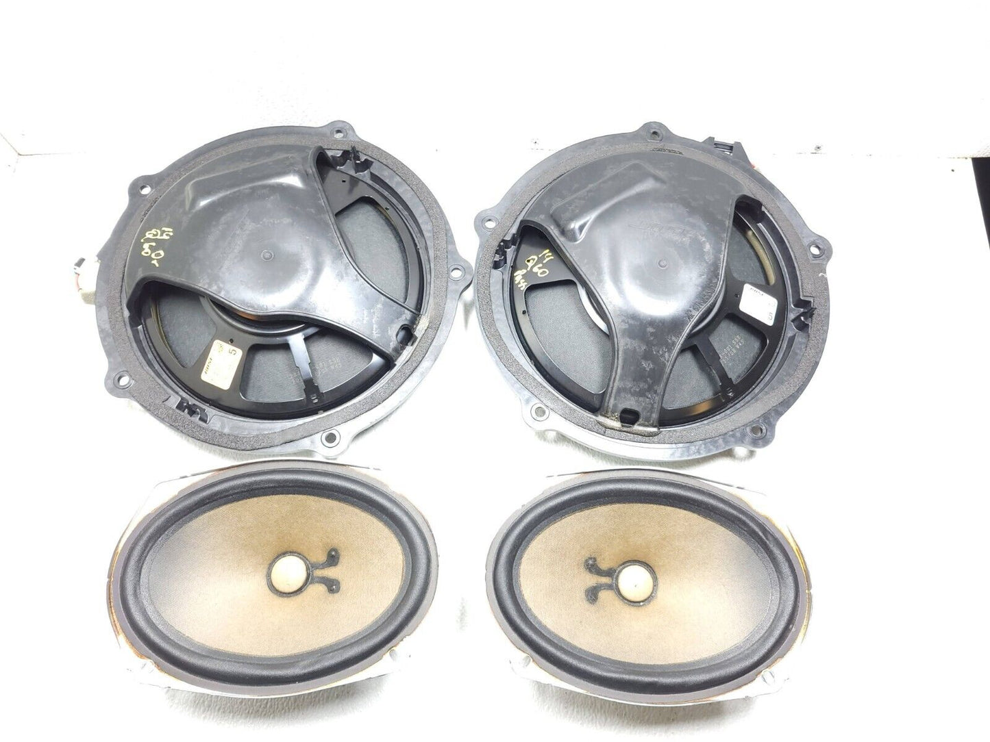 2014 2015 Infiniti Q60 Audio Speaker 4pcs OEM