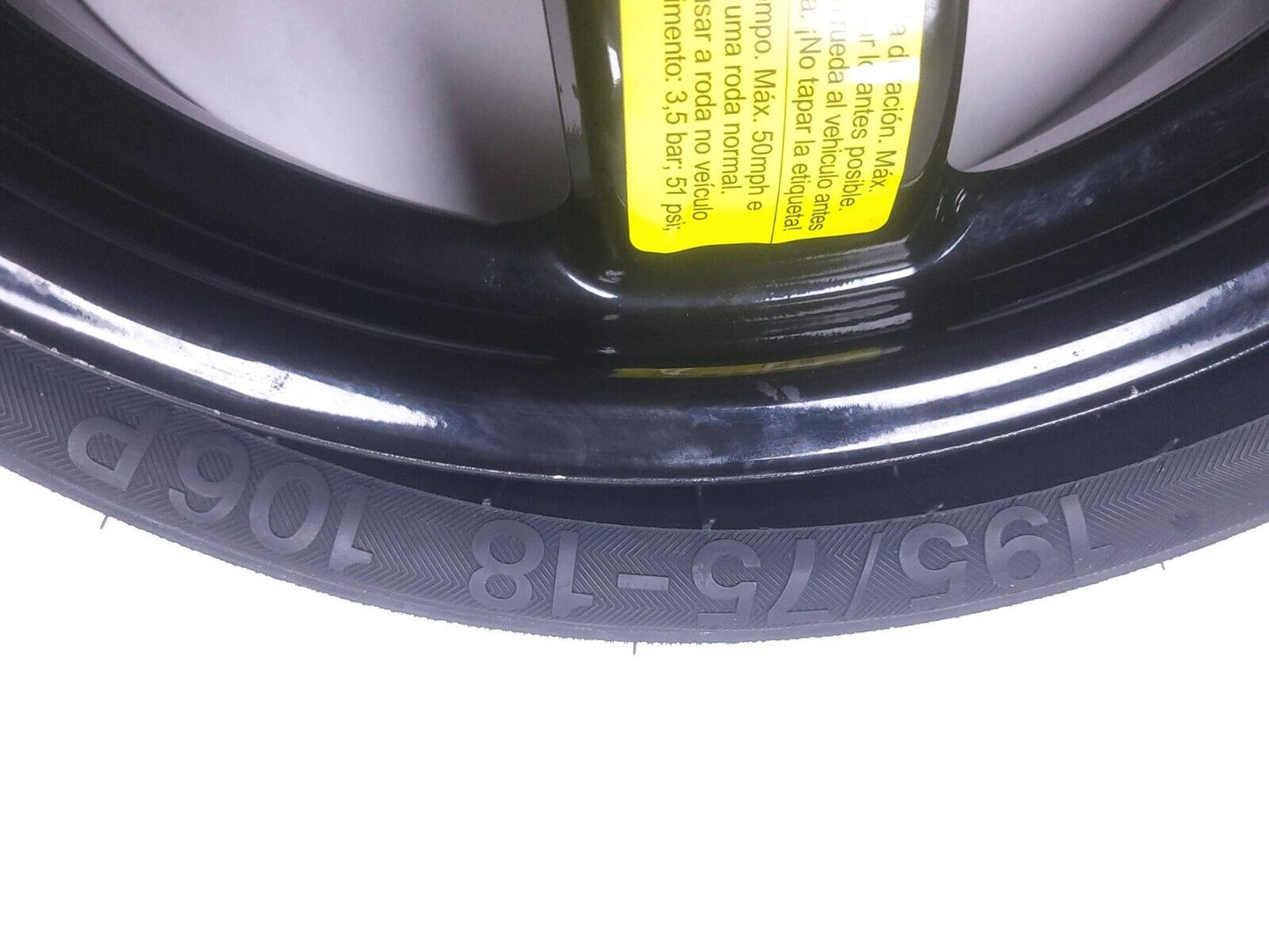 2009-2017 Audi Q5 Spare Tire 195/75-18 8r0601025h OEM