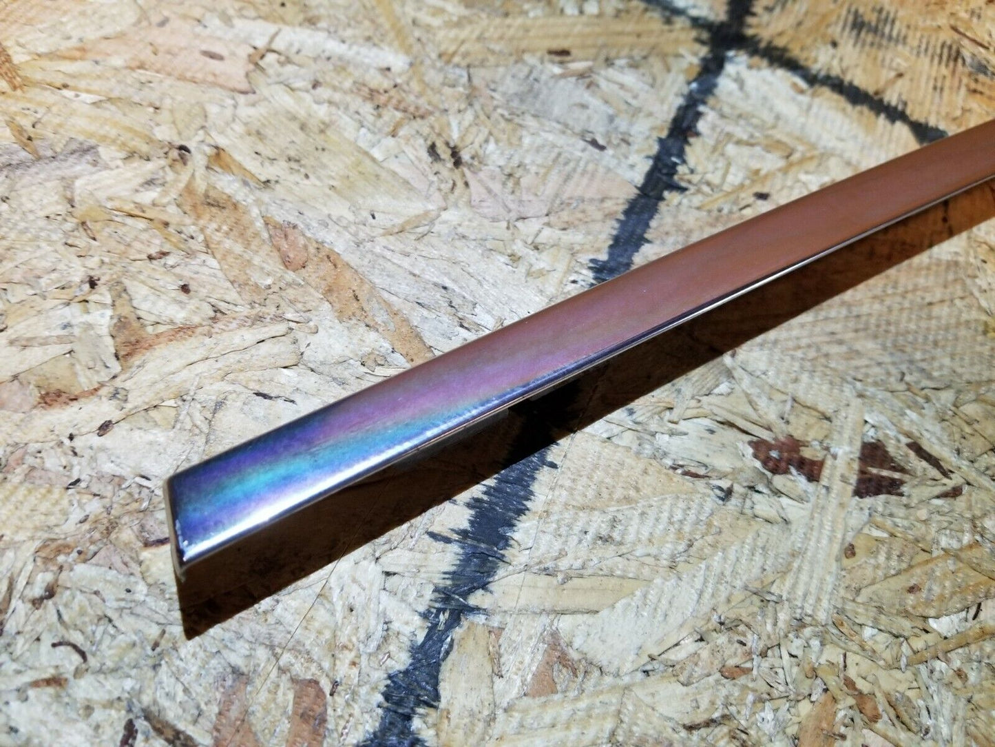 06 07 08 09 10 BMW 528i E60 Rear Left Driver Side Upper Door Chrome Molding OEM