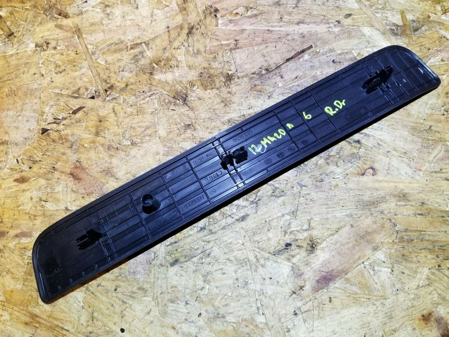 09 10 11 12 13 Mazda 6 Rear Left Driver Side Door Scuff Sill Plate Trim OEM