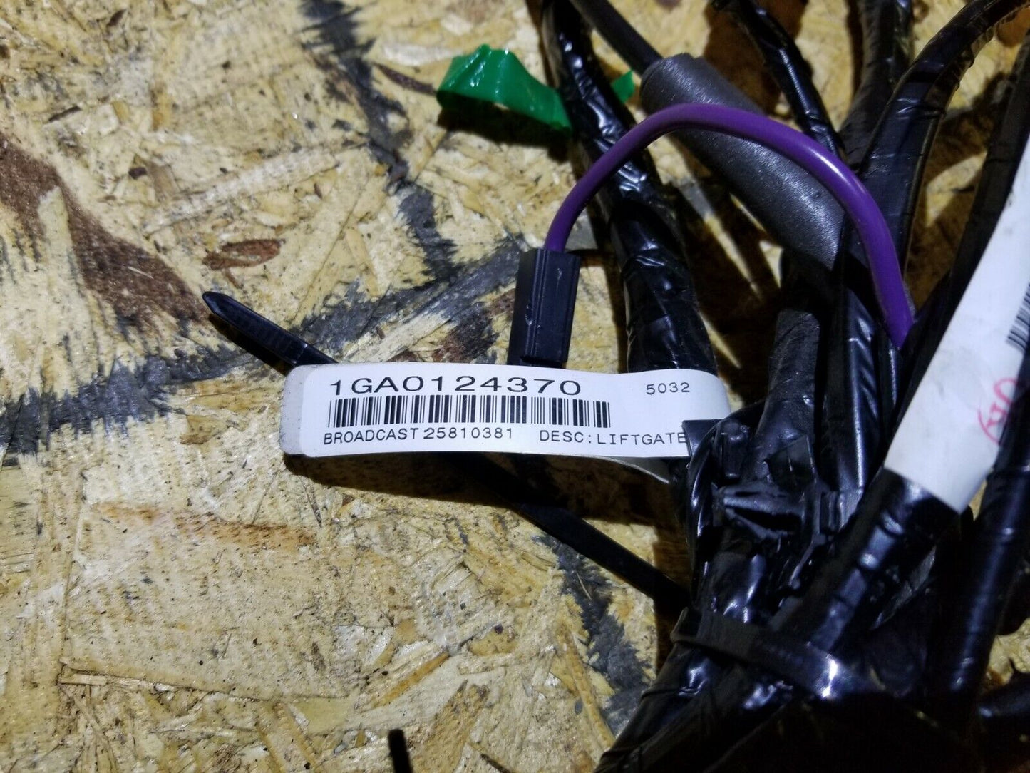 07 08 09 10 11 12 GMC Acadia Trunk Lift Gate Tailgate Wiring Wire Harness OEM