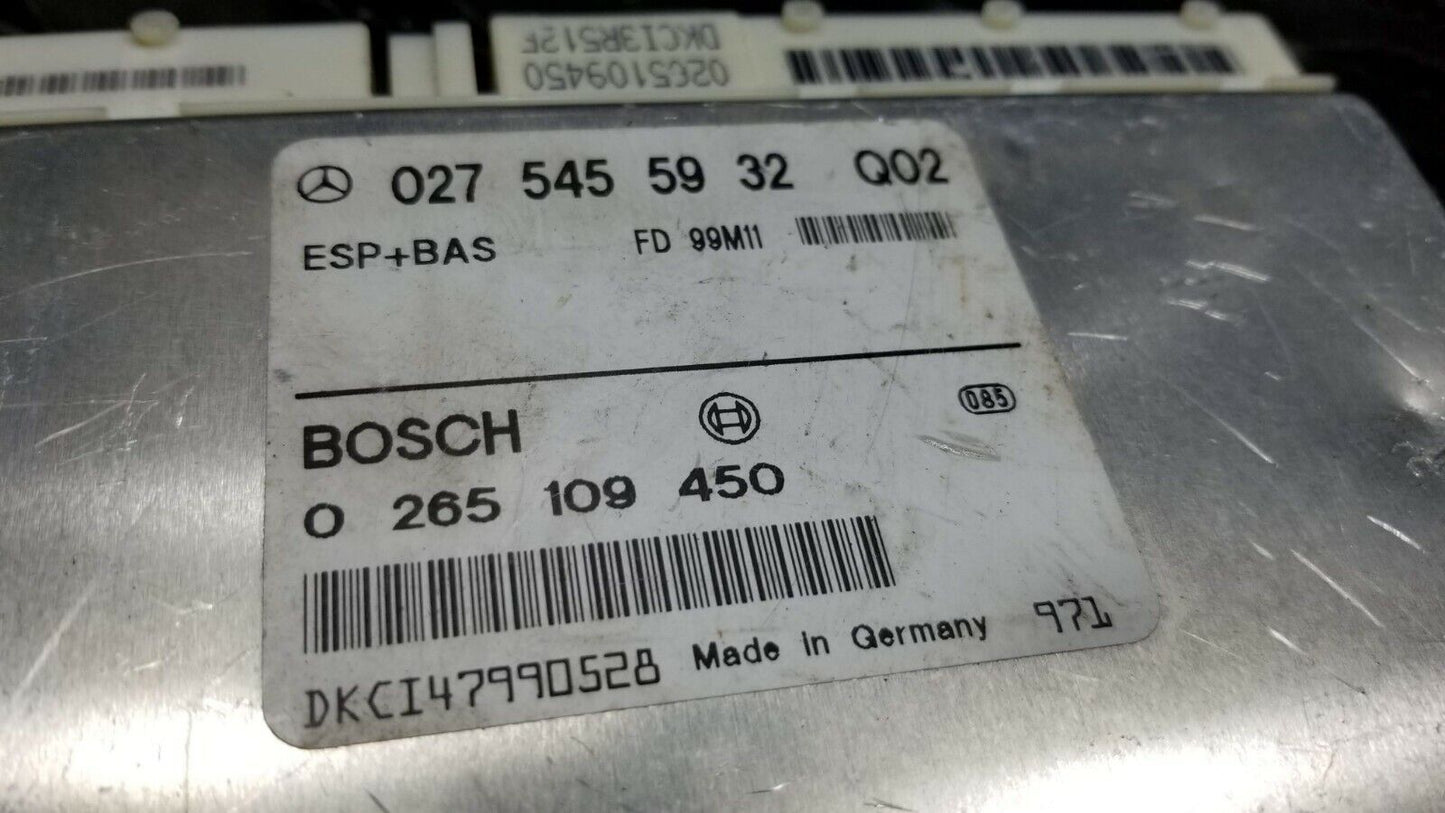 1999 2000 Mercedes C280 Clk320 ABS Control Module OEM N14