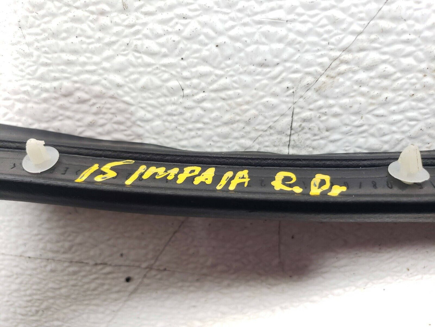 15 16 17 18 Chevy Impala Rear Left Driver Door Weatherstrip Seal OEM