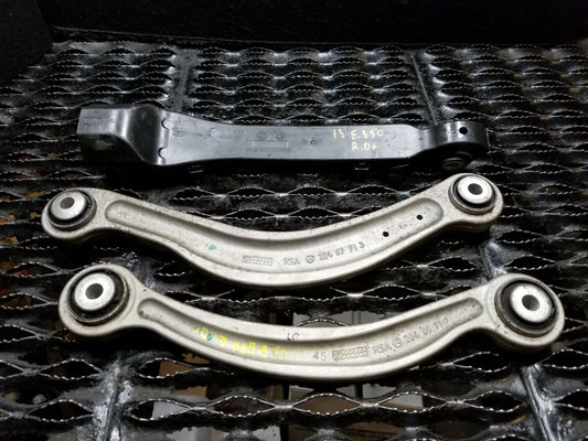 10 11 12 13 Mercedes W212 E350 Rear Left Driver Side Control Arm 3pcs OEM 39k