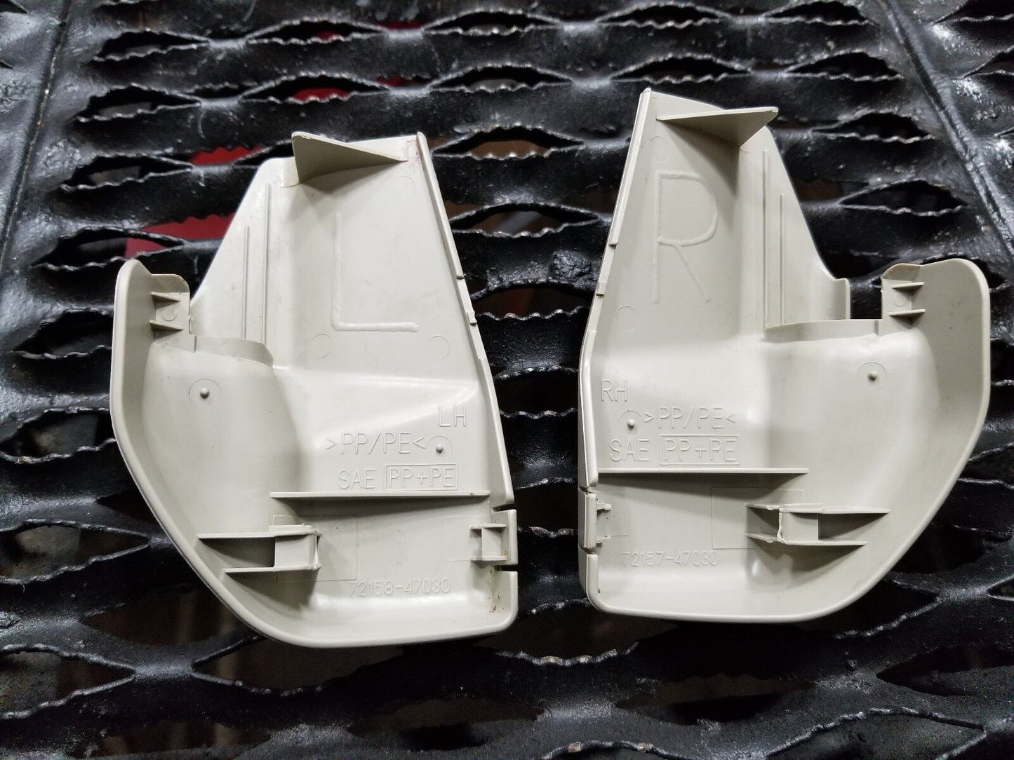 04 05 06 07 08 09 Toyota Prius Seat Track Rail Cover Trim Lh & Rh 2pcs OEM