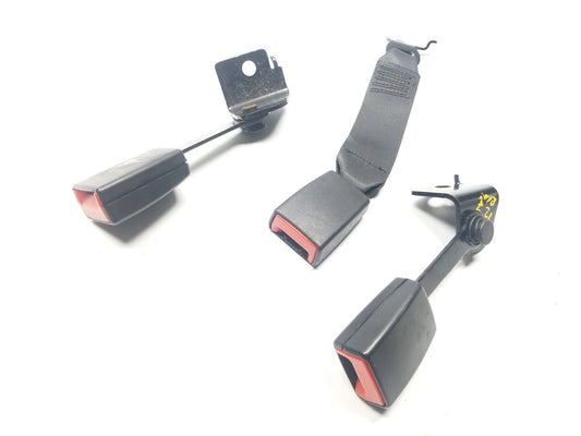 09 10 11 12 BMW 750li F02 Rear Seat Belt Buckle 3pcs OEM